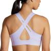 imageBrooks Womens Crossback 20 Sports Bra for Running Workouts ampamp SportsViolet Dash