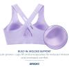 imageBrooks Womens Crossback 20 Sports Bra for Running Workouts ampamp SportsViolet Dash