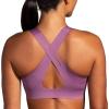 imageBrooks Womens Crossback 20 Sports Bra for Running Workouts ampamp SportsWashed Plum
