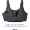 imageBrooks Womens Scoopback 20 Sports Bra for High Impact Running Workouts ampamp Sports with Maximum SupportAsphalt