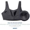 imageBrooks Womens Scoopback 20 Sports Bra for High Impact Running Workouts ampamp Sports with Maximum SupportAsphalt