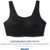 imageBrooks Womens Scoopback 20 Sports Bra for High Impact Running Workouts ampamp Sports with Maximum SupportBlack