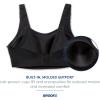 imageBrooks Womens Scoopback 20 Sports Bra for High Impact Running Workouts ampamp Sports with Maximum SupportBlack