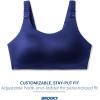 imageBrooks Womens Scoopback 20 Sports Bra for High Impact Running Workouts ampamp Sports with Maximum SupportMidnightBlack