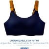 imageBrooks Womens Scoopback 20 Sports Bra for High Impact Running Workouts ampamp Sports with Maximum SupportNavyBurnt OliveIce Blue