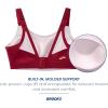 imageBrooks Womens Scoopback 20 Sports Bra for High Impact Running Workouts ampamp Sports with Maximum SupportRazzmatazzQuartz