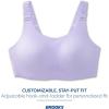imageBrooks Womens Scoopback 20 Sports Bra for High Impact Running Workouts ampamp Sports with Maximum SupportViolet Dash