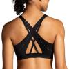 imageBrooks Womens Strappy 20 Sports Bra for Running Workouts ampamp Sports with Medium SupportBlack