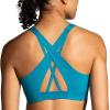 imageBrooks Womens Strappy 20 Sports Bra for Running Workouts ampamp Sports with Medium SupportLagoon