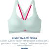 imageBrooks Womens Strappy 20 Sports Bra for Running Workouts ampamp Sports with Medium SupportMint MixHyper Pink