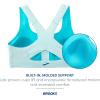 imageBrooks Womens Zip 20 Sports Bra for Running Workouts ampamp SportsIce BlueVivid Teal