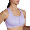 imageBrooks Womens Zip 20 Sports Bra for Running Workouts ampamp SportsViolet Dash