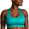 imageBrooks Womens Crossback 20 Sports Bra for Running Workouts ampamp SportsNile Green