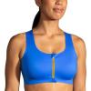 imageBrooks Womens Zip 20 Sports Bra for Running Workouts ampamp SportsBluetifulGolden Hour