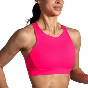 imageBrooks Womens 3 Pocket Sports Bra for Running Workouts ampamp SportsHyper Pink