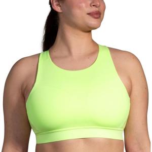 imageBrooks Womens 3 Pocket Sports Bra for Running Workouts ampamp SportsLt Lime
