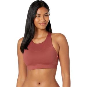imageBrooks Womens 3 Pocket Sports Bra for Running Workouts ampamp SportsTerracottaFluoro Pink