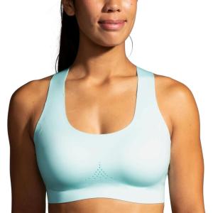 imageBrooks Womens Crossback 20 Sports Bra for Running Workouts ampamp SportsIce BlueVivid Teal