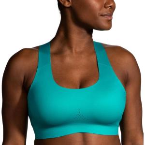 imageBrooks Womens Crossback 20 Sports Bra for Running Workouts ampamp SportsNile Green