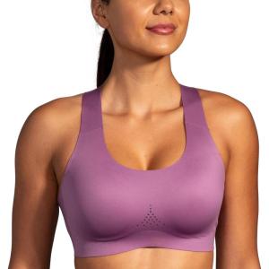 imageBrooks Womens Crossback 20 Sports Bra for Running Workouts ampamp SportsWashed Plum