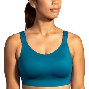 imageBrooks Womens Scoopback 20 Sports Bra for High Impact Running Workouts ampamp Sports with Maximum SupportMoroccan BlueAqua