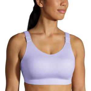 imageBrooks Womens Scoopback 20 Sports Bra for High Impact Running Workouts ampamp Sports with Maximum SupportViolet Dash