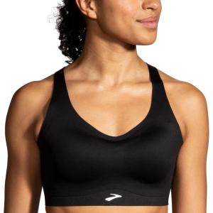 imageBrooks Womens Strappy 20 Sports Bra for Running Workouts ampamp Sports with Medium SupportBlack