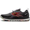 imageBrooks Mens Cascadia 18 GTX Waterproof Mountain Trail Running ShoeBlackened PearlBlackTomato
