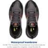 imageBrooks Mens Cascadia 18 GTX Waterproof Mountain Trail Running ShoeBlackened PearlBlackTomato