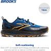 imageBrooks Mens Cascadia 18 Mountain Trail Running ShoeBlue SapphireBlackOrange