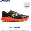 imageBrooks Mens Divide 5 GTX Waterproof Trail Running ShoeBlackCherryLime