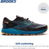 imageBrooks Mens Divide 5 Trail Running ShoeEbonyBlue SapphireOrange