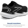 imageBrooks Mens Glycerin 21 Neutral Running ShoeBlackGreyWhite