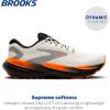 imageBrooks Mens Glycerin 21 Neutral Running ShoeEcruOrangeBlack