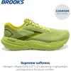 imageBrooks Mens Glycerin 21 Neutral Running ShoeLovebirdPale Yellow Lime