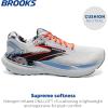 imageBrooks Mens Glycerin 21 Neutral Running ShoeOysterBlackOrchid Bouquet