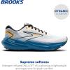 imageBrooks Mens Glycerin 21 Neutral Running ShoeWhiteSapphireOrange