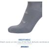imageBrooks RunIn No Show Socks I Comfort Fit Unisex Performance Running Socks 3Pack SetAsphalt