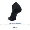 imageBrooks RunIn No Show Socks I Comfort Fit Unisex Performance Running Socks 3Pack SetBlack