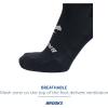 imageBrooks RunIn No Show Socks I Comfort Fit Unisex Performance Running Socks 3Pack SetBlack