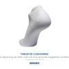 imageBrooks RunIn No Show Socks I Comfort Fit Unisex Performance Running Socks 3Pack SetWhite