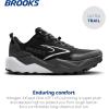 imageBrooks Womens Caldera 8 Ultra Trail Running ShoeBlackBlackened PearlWhite