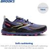 imageBrooks Womens Cascadia 18 GTX Waterproof Mountain Trail Running ShoeGrey BlueBlackPink