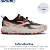 imageBrooks Womens Cascadia 18 Mountain Trail Running ShoeBlackBlue WashFlame