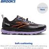 imageBrooks Womens Cascadia 18 Mountain Trail Running ShoeEbonySweet LavenderCopper