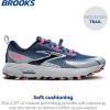 imageBrooks Womens Cascadia 18 Mountain Trail Running ShoeOceanaPearl BluePink