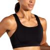 imageBrooks Womens Convertible 20 Sports Bra for High Impact Running Workouts and Sports with Maximum SupportBlack