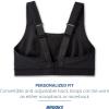 imageBrooks Womens Convertible 20 Sports Bra for High Impact Running Workouts and Sports with Maximum SupportBlack
