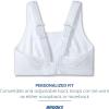 imageBrooks Womens Convertible 20 Sports Bra for High Impact Running Workouts and Sports with Maximum SupportWhite