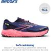 imageBrooks Womens Divide 5 GTX Waterproof Trail Running ShoeGrey BluePinkLime